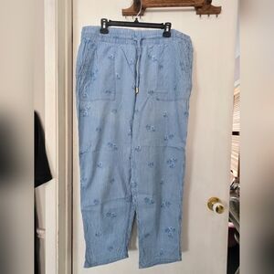 Nautica Blue Striped Joggers